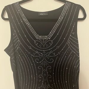 Y2K S. Levine Black Sparked Tank